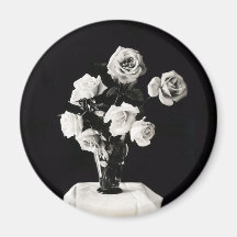 diecinueveavo C. Florero de rosas Imán