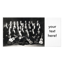 diecinueveavo ¡Grupo musical para hombre de C, su  Tarjeta Personal Con Foto