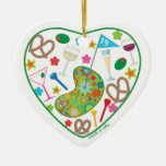 diecinueveavo Ornamento del corazón del agujero Adorno De Reyes