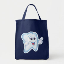Diente feliz sano bolsa