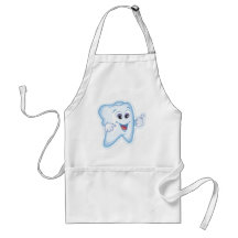 Dientes felices sanos delantales