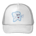 Dientes felices sanos gorras