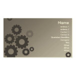 Dientes grises - negocio tarjetas de visita