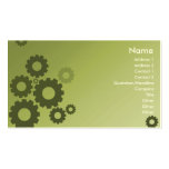 Dientes verdes - negocio tarjetas personales