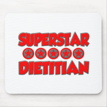 Dietético de la superestrella tapete de raton