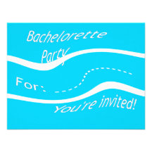 Diez invitaciones del fiesta de Bachelorette de la Comunicado Personalizado