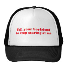 DIGA A SU NOVIO PARAR EL MIRAR FIJAMENTE MÍ GORRA