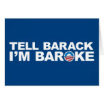 Diga Barack que soy Baroke Tarjetas