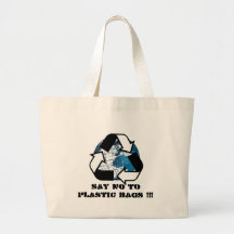 ¡Diga NO a las bolsas de plástico!!!