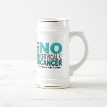 Diga NO al cáncer de cuello del útero 1 Tazas De Café