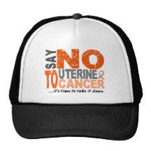 Diga NO al cáncer uterino 1 Gorras