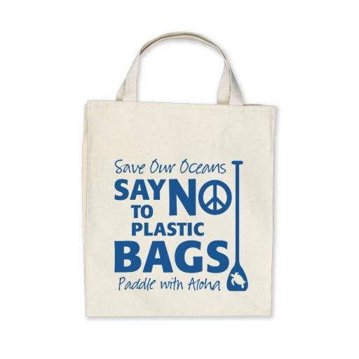 ¡Diga no al plástico!  Bolso de ultramarinos orgán Bolsas Lienzo