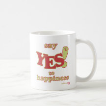 "Diga sí taza de la felicidad"