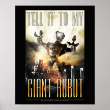Dígalo a mi poster gigante del robot (16x20")