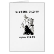 Diggity o muerte de la bomba felicitacion 
