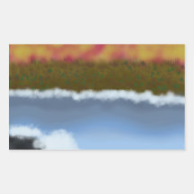 Digital Painting_Lake agita al pegatina