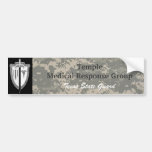 digital, templo MRG TXSG del camo Etiqueta De Parachoque