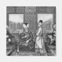 Dignatarios del otomano imanes de nevera
