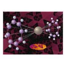 Dimensión de la estructura molecular anuncio personalizado