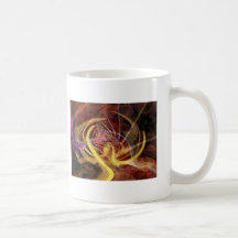 Dinámico de oro tazas de café