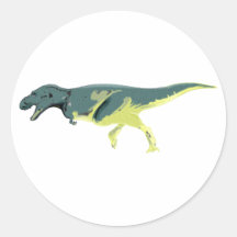 Dino Dinsaurier Saurier dinosaur Albertosaurus Runde Sticker