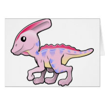 dinosaurio amistoso lindo tarjeta