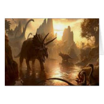 dinosaurio antiguo felicitaciones