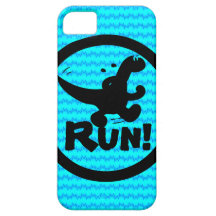 Dinosaurio corriente iPhone 5 fundas
