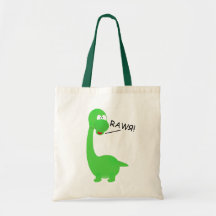 Dinosaurio de Rawrosaur Bolsas De Mano