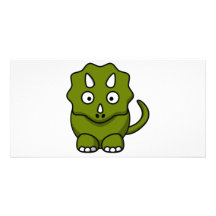 Dinosaurio del dibujo animado tarjetas personales
