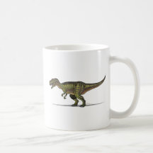 Dinosaurio del Tyrannosaurus de la taza