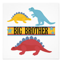 Dinosaurio hermano mayor anuncios personalizados