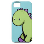 Dinosaurio verde lindo iPhone 5 Case-Mate protectores