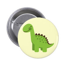 Dinosaurio verde lindo pins