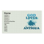 Dios ama Antigua Tarjeta De Negocio