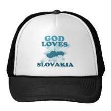 Dios ama Eslovaquia Gorro