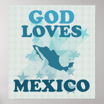 Dios ama México Impresiones