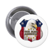 Dios bendice América Pin