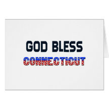 Dios bendice Connecticut Felicitación