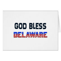 Dios bendice Delaware Felicitacion