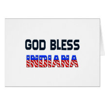 Dios bendice Indiana Tarjetas