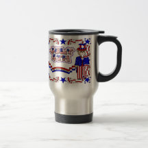 Dios bendice la taza del viaje de América