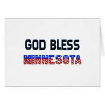 Dios bendice Minnesota Felicitacion