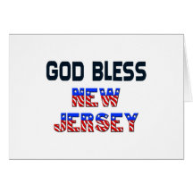 Dios bendice New Jersey Felicitación