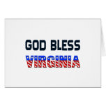 Dios bendice Virginia Tarjetas