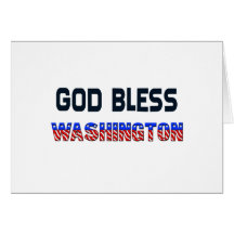 Dios bendice Washington Felicitación