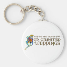 Dios creó bodas llavero