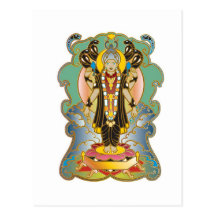 Dios de la deidad hindú de Vishnu Tarjeta Postal