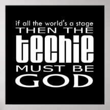Dios de Techie Posters