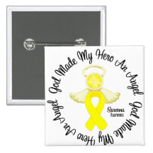 Dios del sarcoma hizo mi héroe un ángel pins